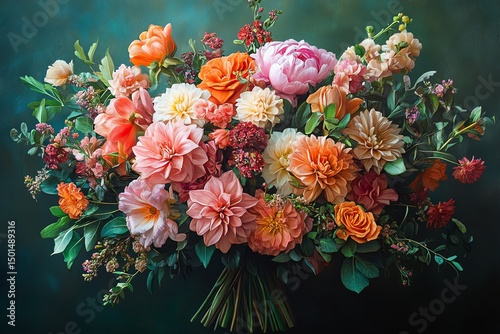 Wallpaper Mural luxury fine art floral still life Torontodigital.ca