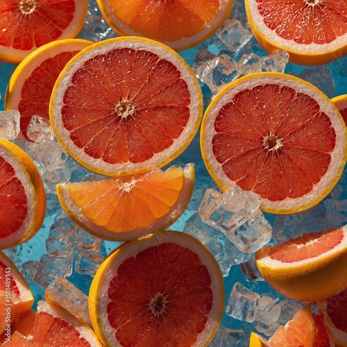 citrus fruits background