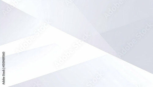 Abstract White and Grey Geometric Background