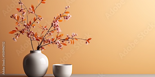 Wallpaper Mural vase with flowers Torontodigital.ca