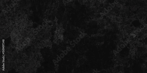 Abstract design with old wall texture cement dark black and paper texture background. Realistic design are empty space of Studio dark room concrete wall grunge texture .Grunge paper texture design .	