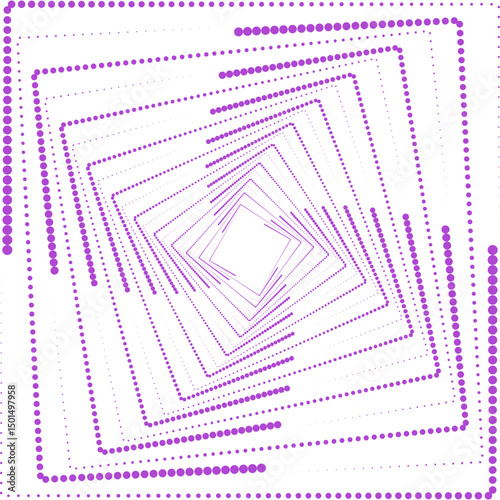 Spiral Geometric line