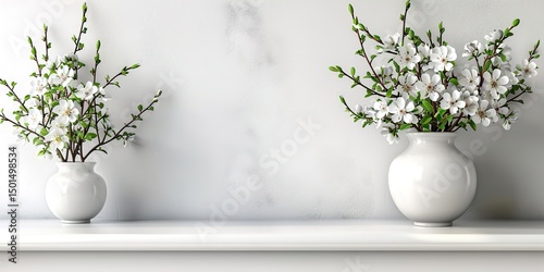 Wallpaper Mural snowdrops in vase Torontodigital.ca