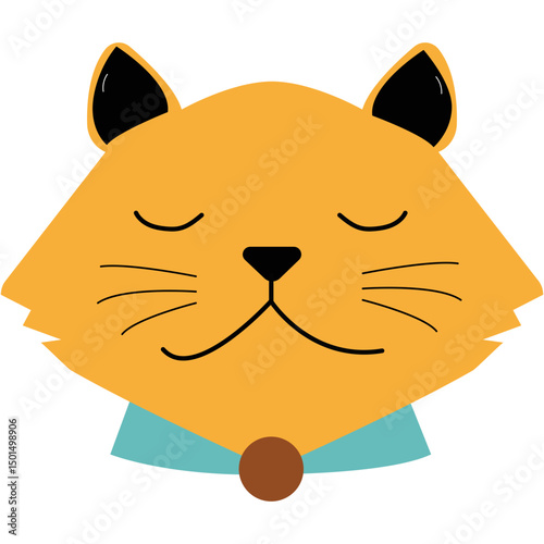 Cat Face Illustration