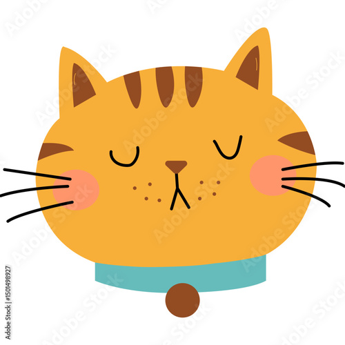 Cat Face Illustration