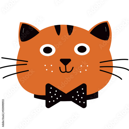 Cat Face Illustration