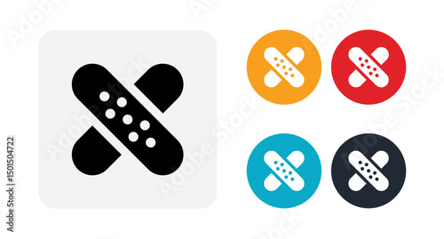 Bandage icon illustration isolated vector sign symbol