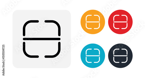 Barcode scanner icon illustration isolated vector sign symbol