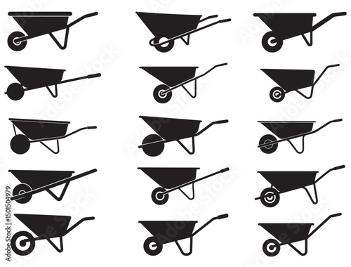 WHEELBARROW SILHOUETTE
