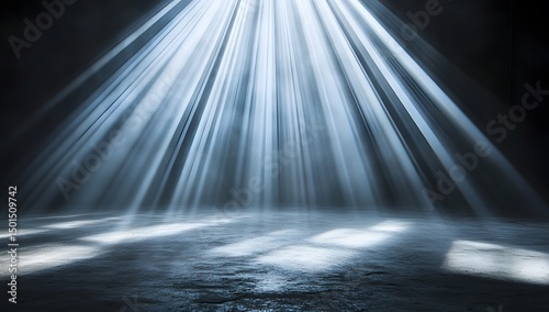 Black background with white lines of varying thickness forming an irregular radiating pattern, with the rays pointing towards one another in the corners and on both sides of their starting points, 