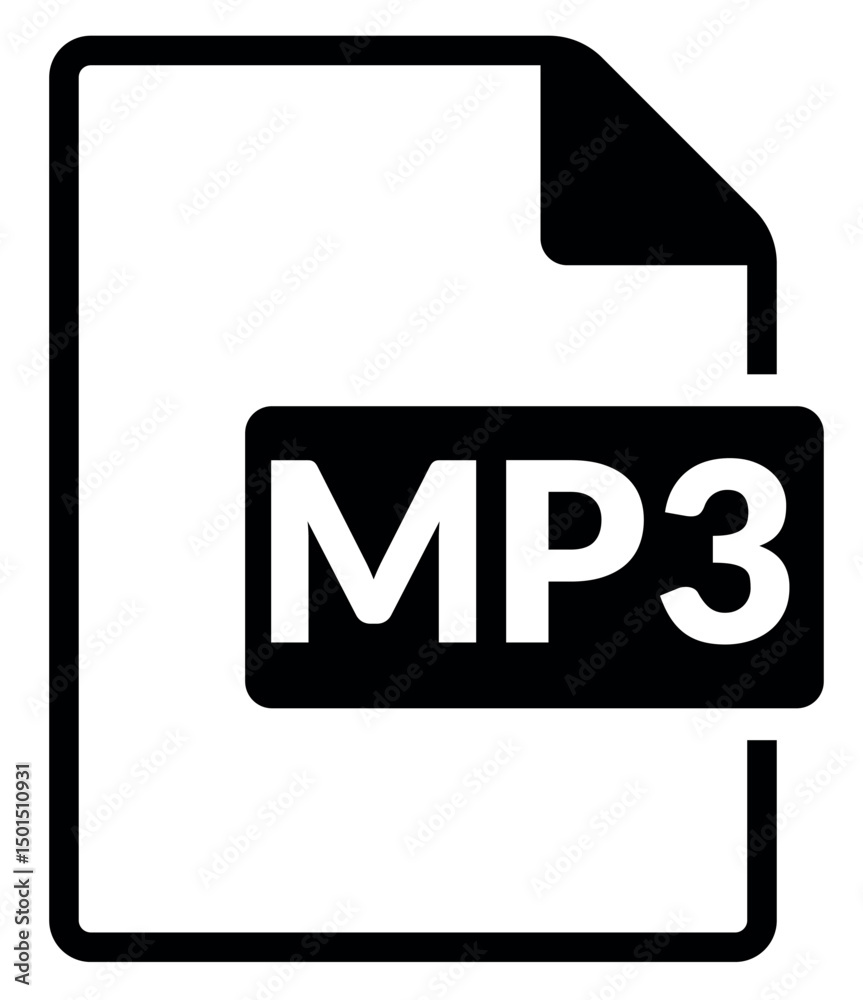 ÍCONE DE ARQUIVO E PASTA MP3