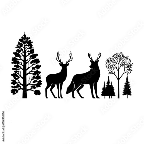 deer in the forest
