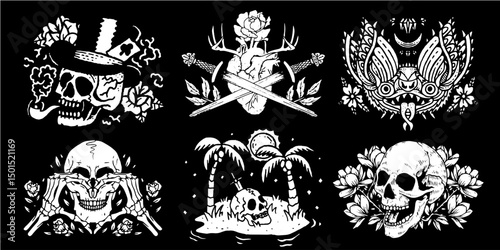 t-shirt design streetwear black and white