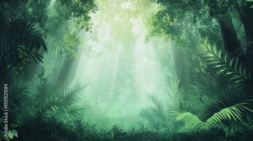 Mystical Green Jungle.