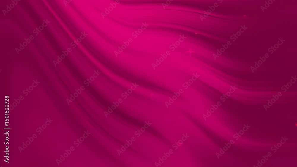 Fototapeta premium Fuchsia fabric with flowing folds.