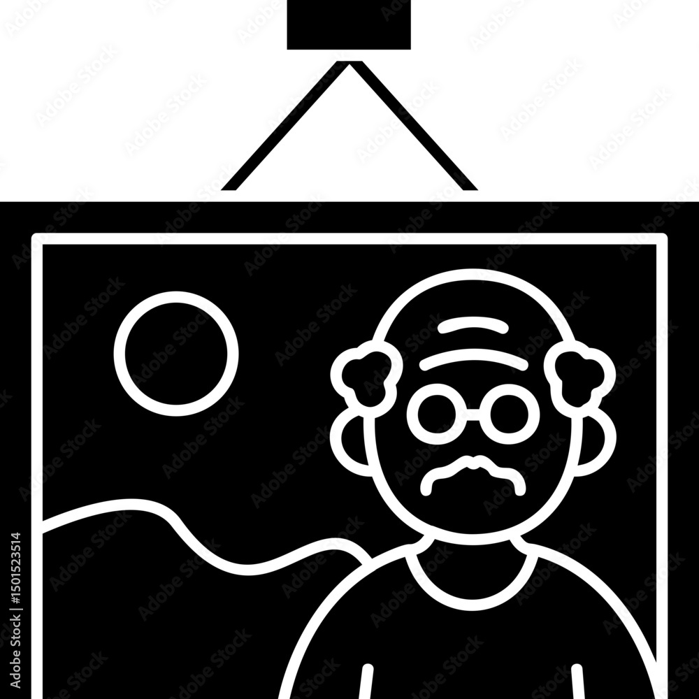 Naklejka premium Photo Frame Icon