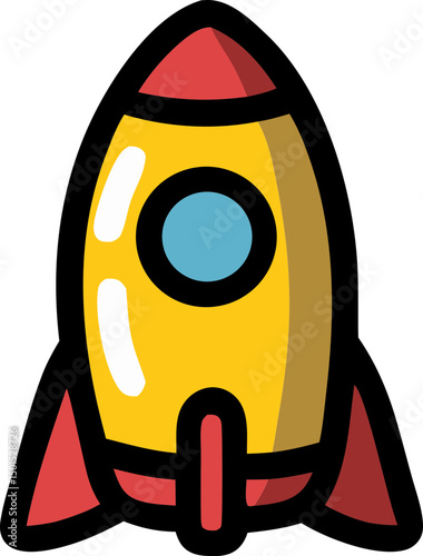 trendy space illustration