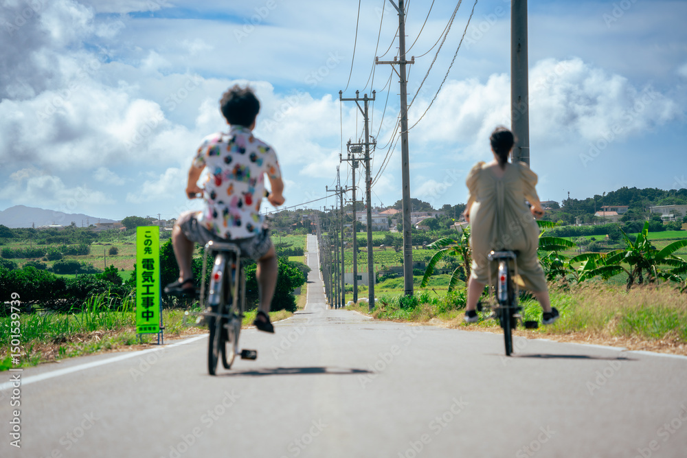 Obraz premium サイクリング
