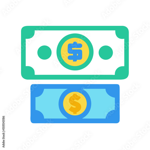 Finance line icon set of money, wallet, banking tools, currency symbols, investment chart, financial services, piggy bank, dollar thin linear illustration.