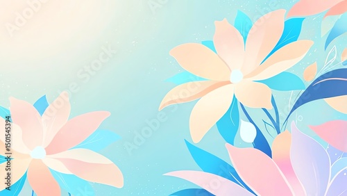 Pastel Floral Dream: A Delicate Bouquet of Spring Flowers