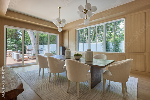 modern dining room