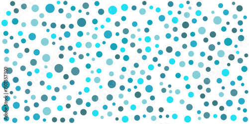 Light BLUE vector modern geometrical circle abstract background. Dotted texture template. Geometric pattern in halftone style with gradient. vector
