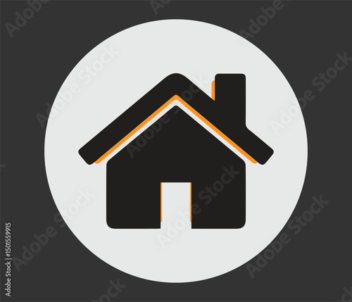 Home icon design. House icon design layout.
Unique house icon with color  set.
Vector house icon design layout.