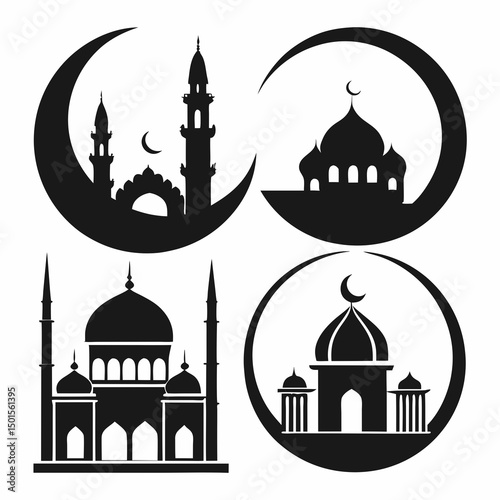 taj mahal vector illustration