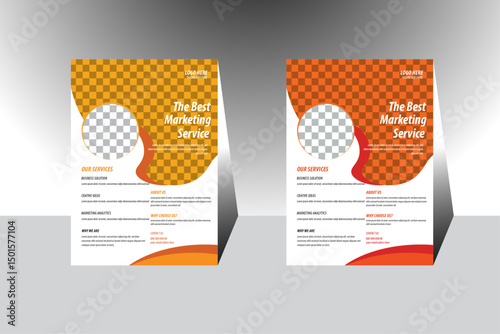 Corporate Business flyer design with different colors new and modern business flyer design