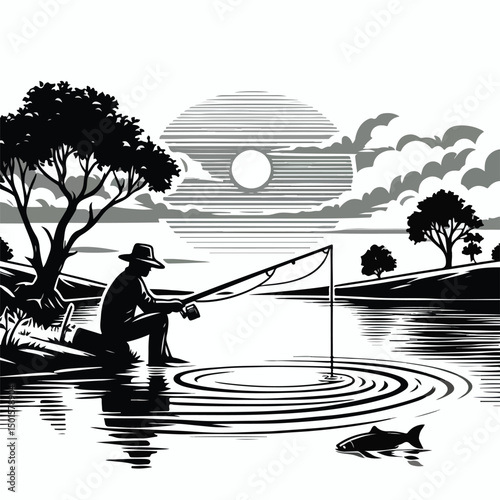 people are fishing
