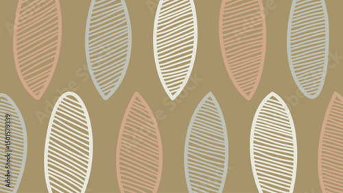 Leaf-Like Vertical Elements in Soft Lines 