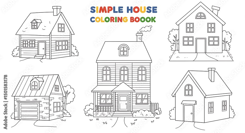 Naklejka premium coloring book