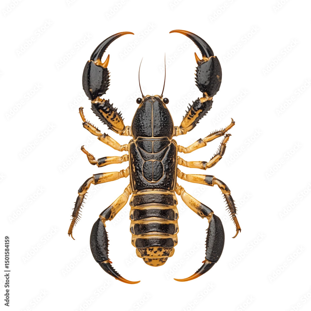 Fototapeta premium Callinectes sapidus isolated image on white or transparent Background