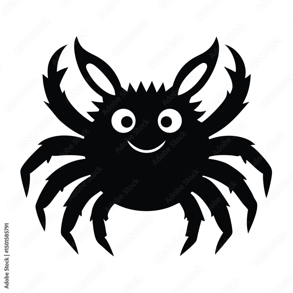 Fototapeta premium yeti crab vector