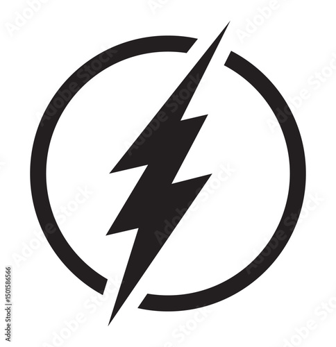 Free Download flash lightning bolt icon, electric sign and symbol, thunder bolt icon vector illustration. - GFXLoad
