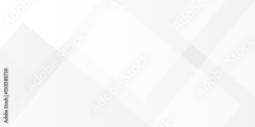 Luxury minimal creative modern gradient element shiny line technology Light gray and white overlap triangle abstract subtle vector business background.
