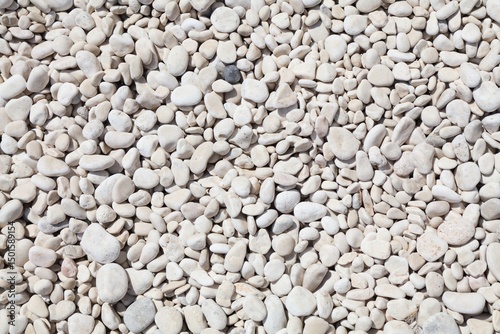 Fototapeta Naklejka Na Ścianę i Meble -  White stone beach background