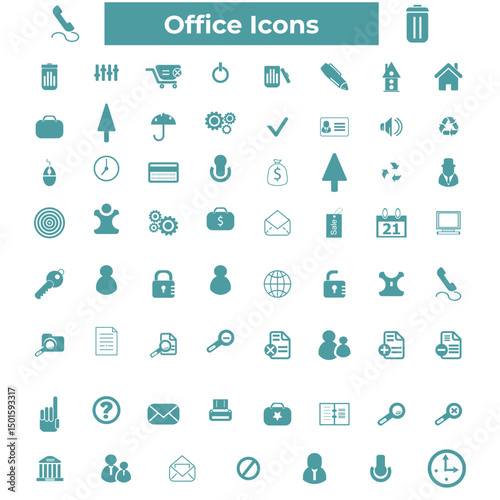 Office Supplies and Stationery Related Vector Line Icons Vector set of business card icons. Contains icons name, phone, mobile, website, address, office, location, mail, email, message.