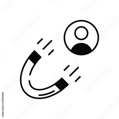 Attraction  icon vector stock illustration