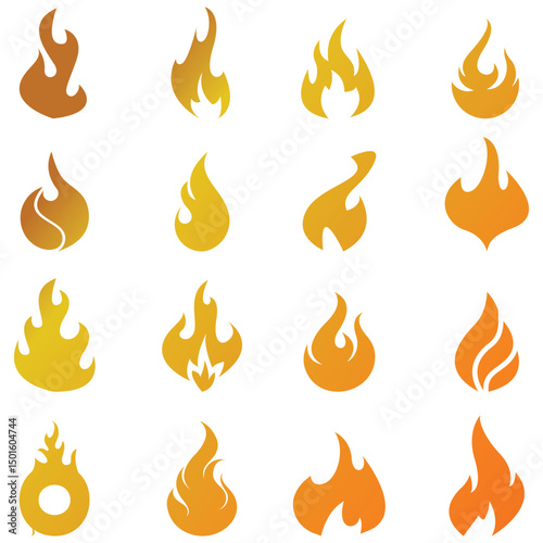 fire icons , fire icons set