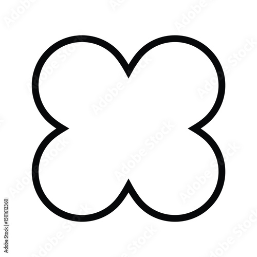 Elemen Desain Floral Abstrak