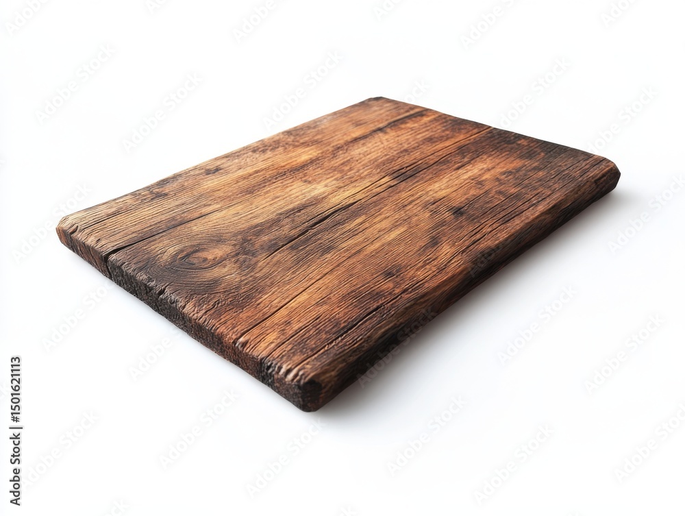 Rustic wooden cutting board isolated on white background Rustic wooden cutting board isolated on white background