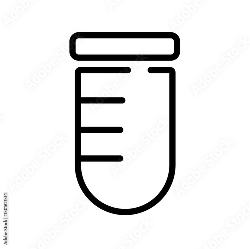 test tube vector icon