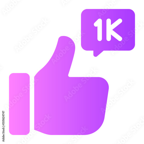 likes gradient icon