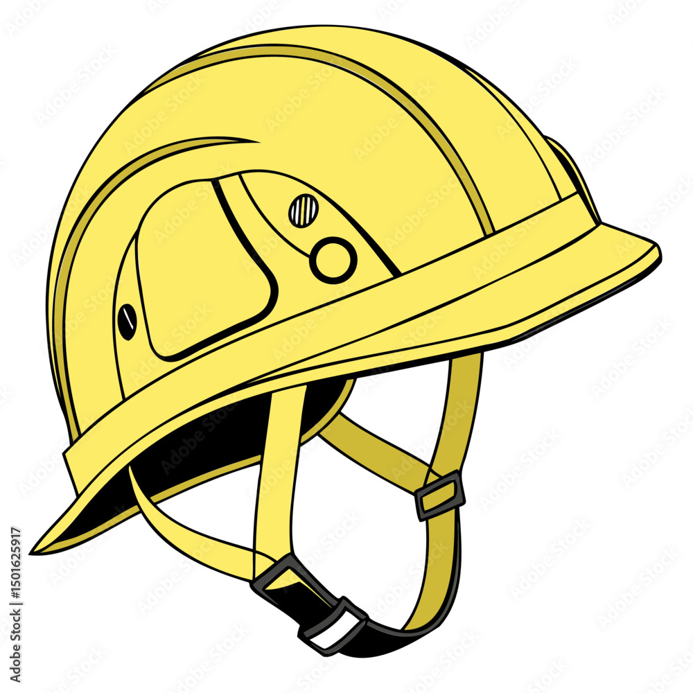 Fototapeta premium Construction Helmet Vector Art Design for Labor Day Projects