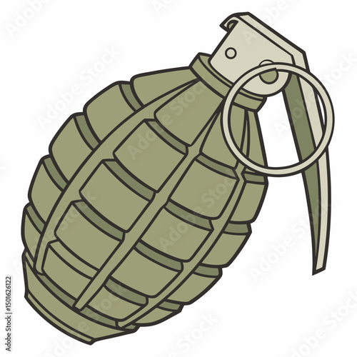 grenade vector illustration