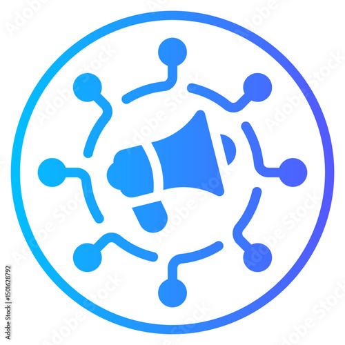 affiliate marketing gradient icon
