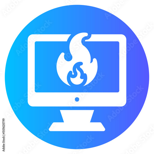 viral gradient icon
