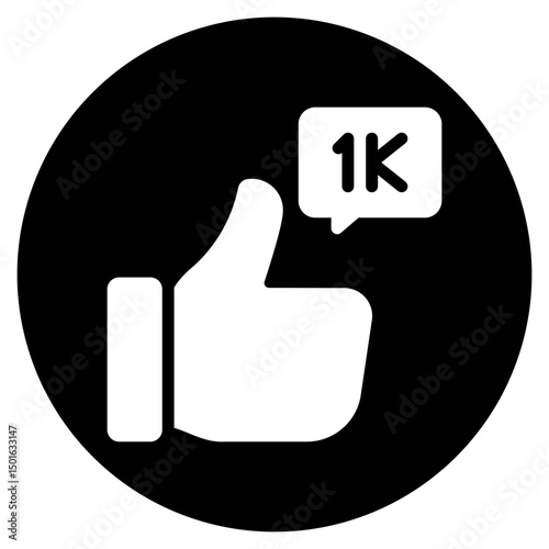 likes glyph icon
