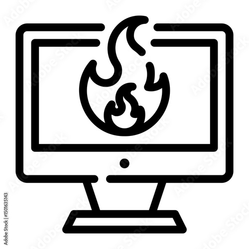 viral line icon